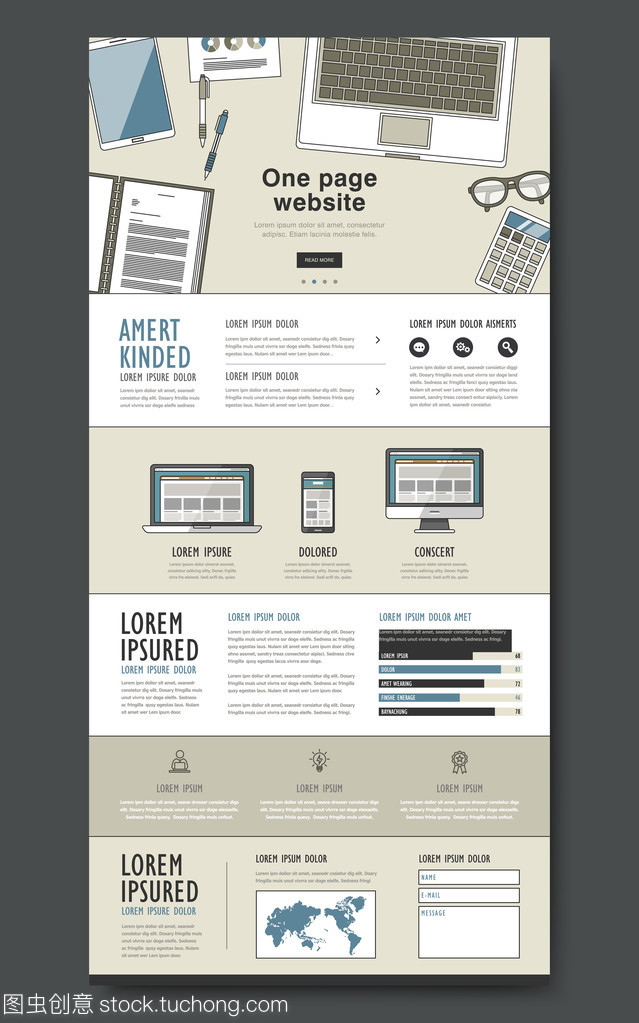 現(xiàn)代單頁網(wǎng)站設(shè)計(jì)模板 為攝影攝像服務(wù)賦能